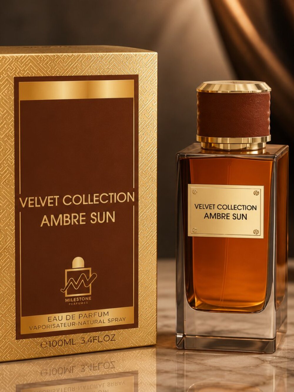 MILESTONE Velvet Collection Ambre Sun Eau de Parfum(Unisex) 100ML